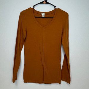 Burnt orange long sleeve